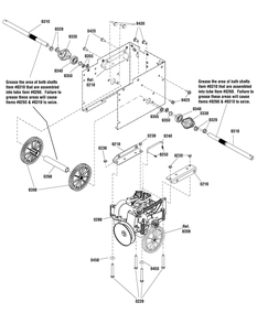 Traction Drive Group Diagram and Parts List for 1696156-01-BM1227MD 2014 Briggs and Stratton Snow Blower